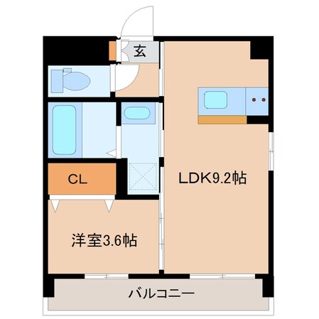 LIFEFIELD　JR二日市駅前の物件間取画像